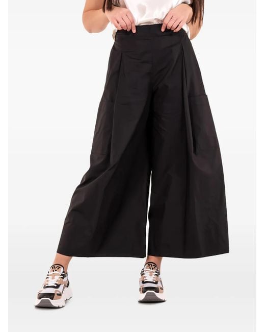 MEIMEIJ Black Wide-Leg Trousers