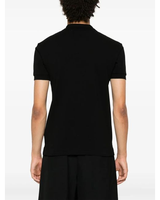COMME DES GARÇONS PLAY Black Heart-Patch Cotton Polo Shirt