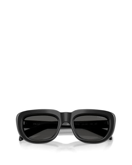 Prada Black Square-Frame Sunglasses