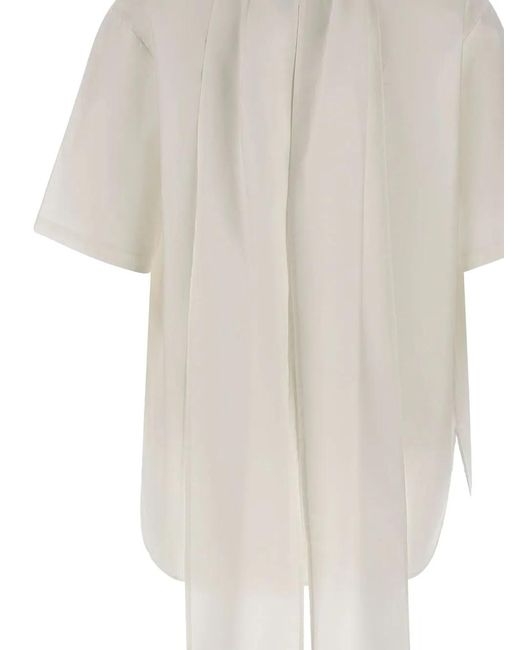 THE GARMENT White Chemise À Col Mao