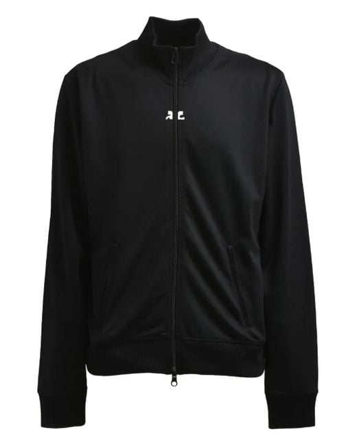 Courreges ジップアップ トラックジャケット Black