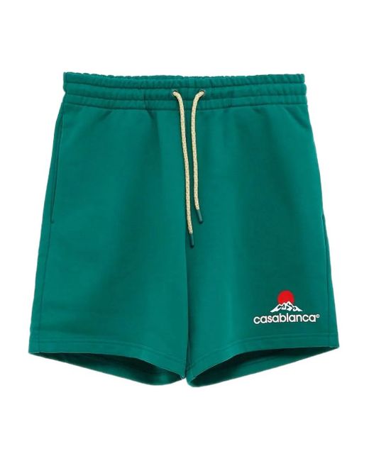 Casablanca Shorts mit Kordelzug in Green für Herren