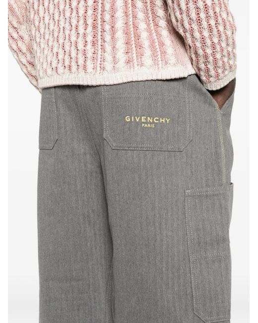 Givenchy Jeans Mit Aufgesetzter Tasche in Gray für Herren