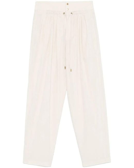 Isabel Marant White Gleen Trousers