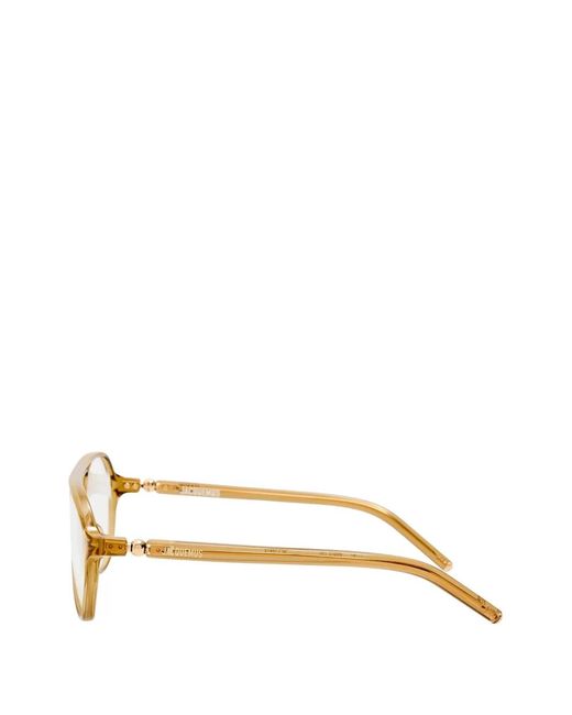 Jacquemus Metallic Lunettes De Vue À Monture Géométrique