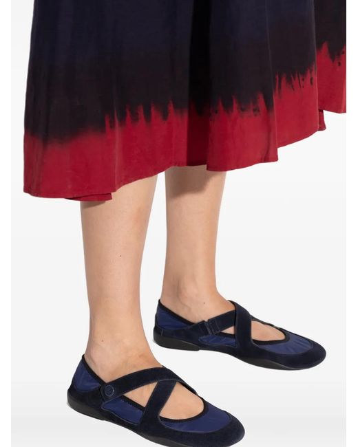 Tory Burch White Romy Sport Mary Jane Flats