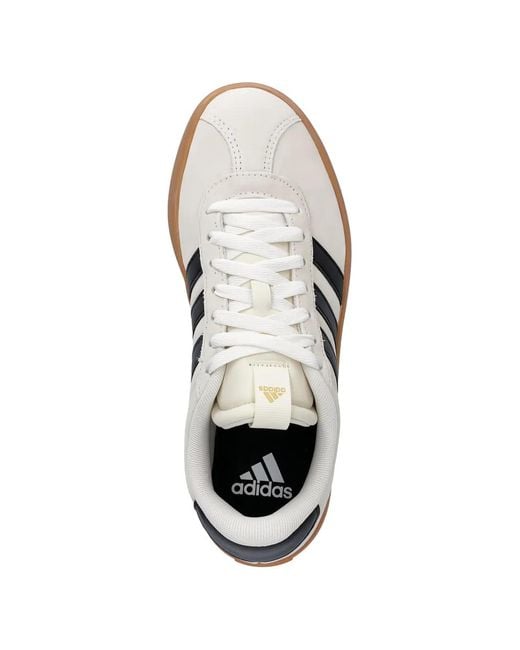 Adidas White Vl Court 3.0 Sneakers