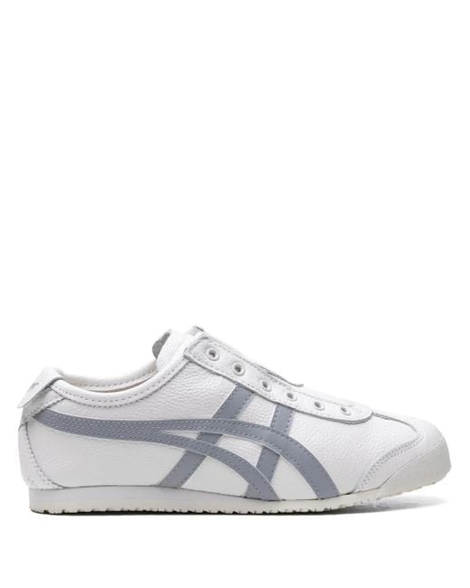 Onitsuka Tiger White Mexico 66 Cream Slip-On-Sneakers