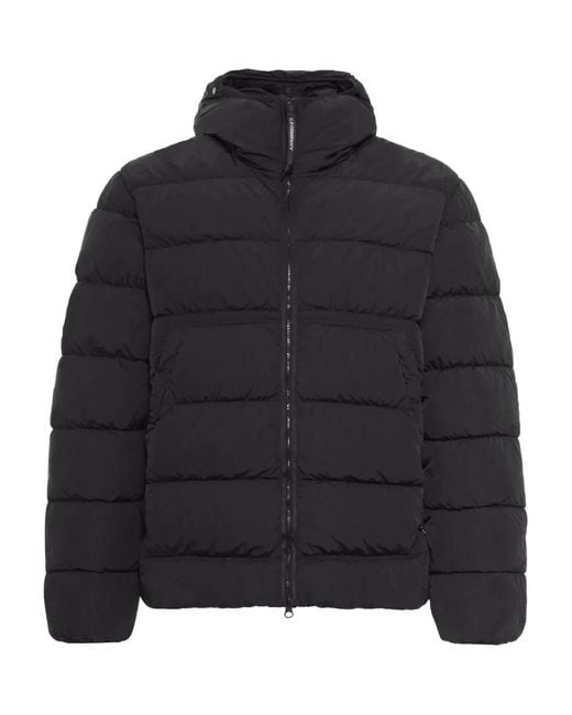 C P Company Black Goggle Jacket' Down Jacket for men