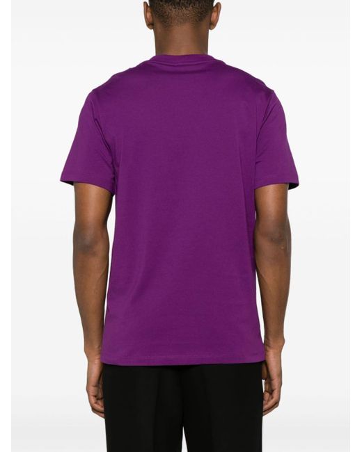 Camiseta con motivo floral en relieve Sandro de hombre de color Purple