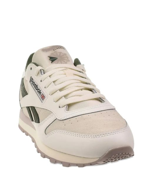 Reebok White Classic Leather Sneakers