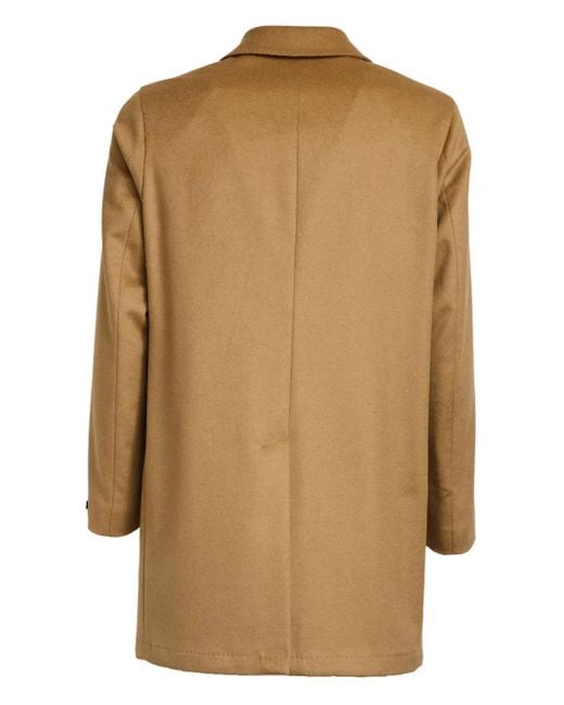 Sartorio Napoli Natural Buttoned Coat for men