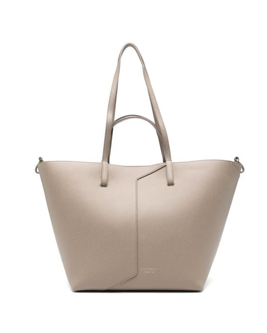 Emporio Armani Natural Leather Tote Bag