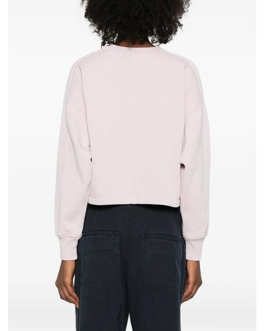 Isabel Marant Pink Sunny Embroidered Sweatshirt