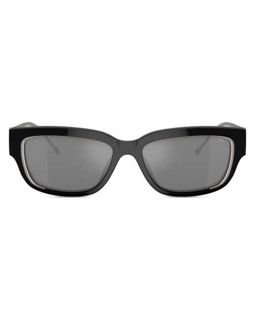 DIESEL Gray Everyday Rectangle-frame Sunglasses