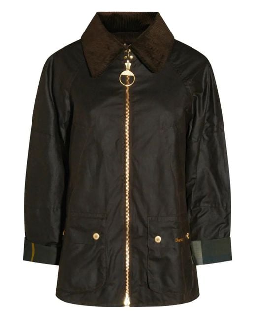 Barbour Allerston コーデュロイカラーコート Black