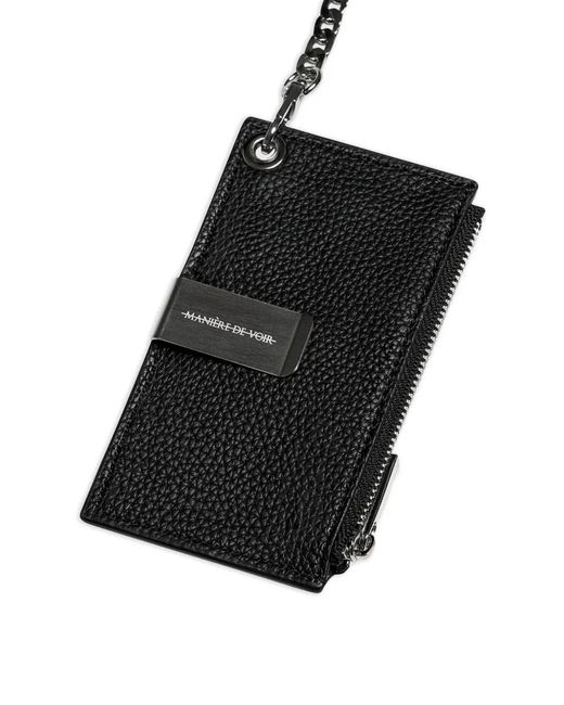 Porte-Carte À Plaque Logo Manière De Voir en coloris Black