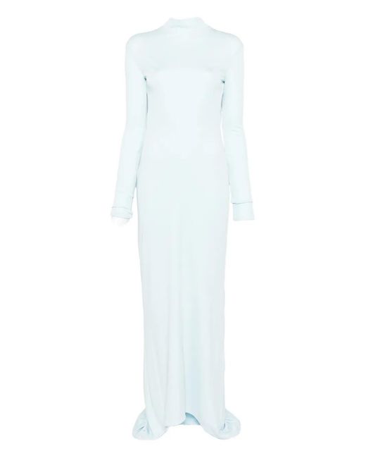 Tom Ford White Open-Back Maxi Gown