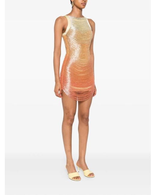 Cult Gaia Metallic Madison Mini Dress