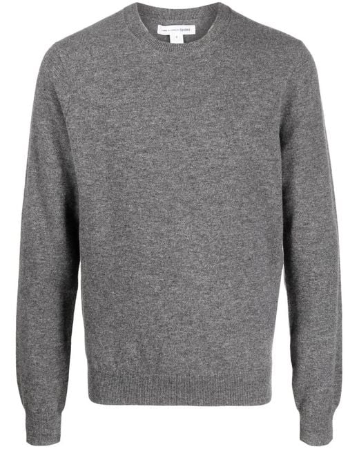 Comme des Garçons Gray Pullover Knit Clothing for men