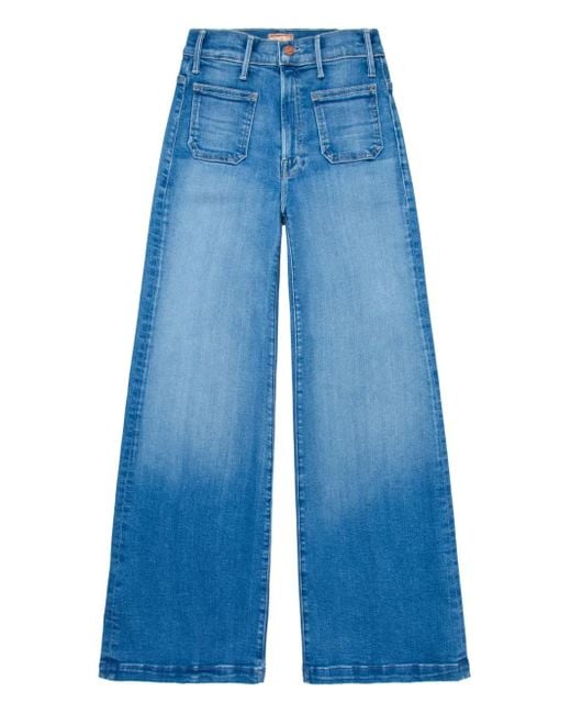 Mother Hustler Roller ジーンズ Blue