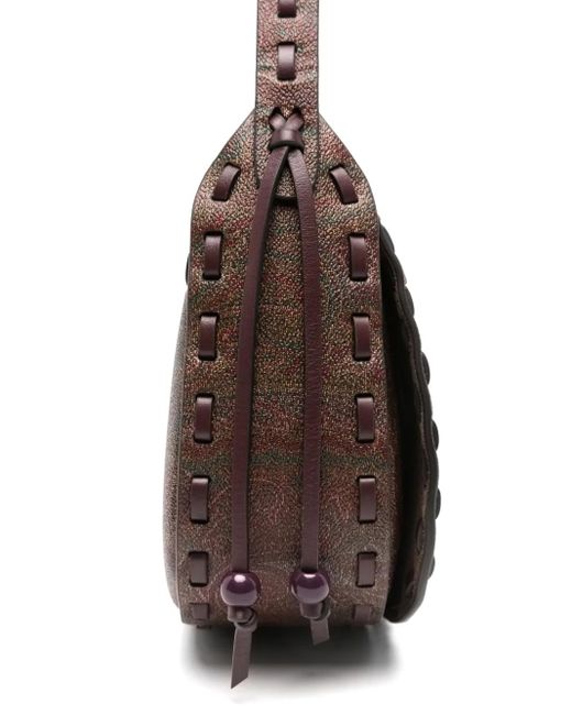 Etro Brown Kleine Drya Umhängetasche