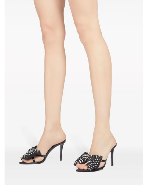 Giuseppe Zanotti Black Intriigo Alexandrine Sandals
