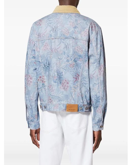Isabel Marant Blue Cotton Jacket for men