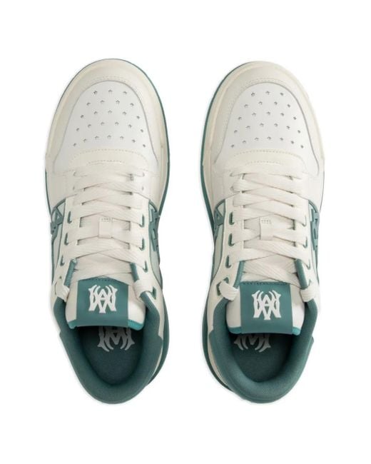 メンズ Amiri ホワイト＆ブルー Classic ローカットスニーカー Multicolor