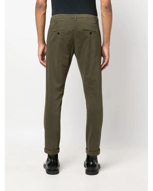 Dondup Green Gaubert Chino Trousers for men