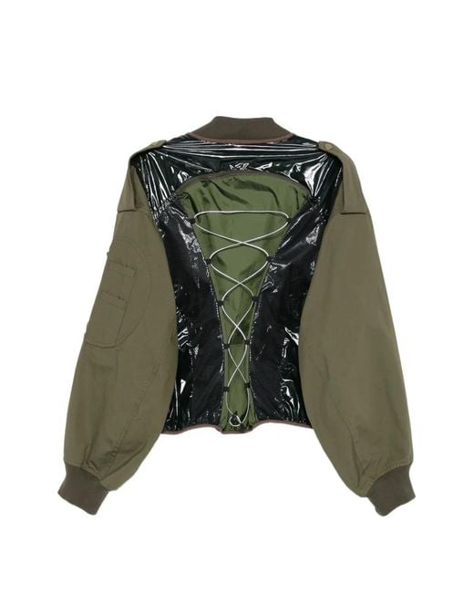 Kolor Green Zip-Up Jacket for men
