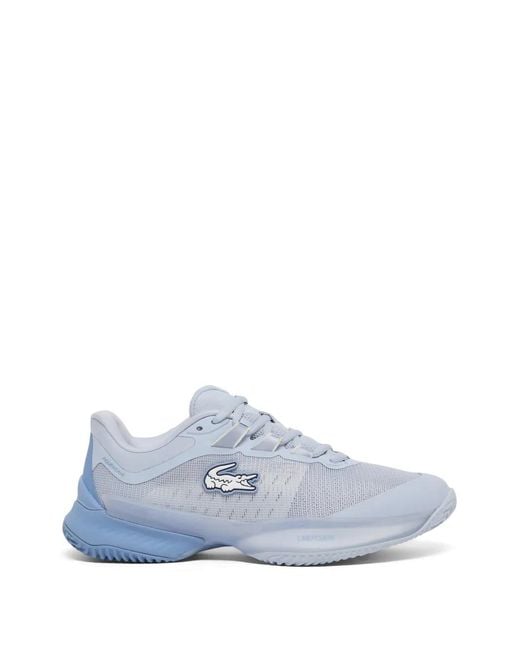 Lacoste White Ag-Lt23 Ultra Clay Court Sneakers