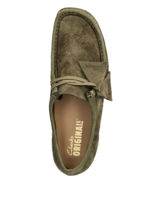 Clarks Green Wallabee Loafers for men