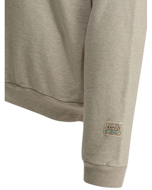 Kapital White Crew-Neck Sweatshirt for men