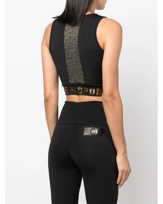 Philipp Plein Statement Joggingtop in het Black