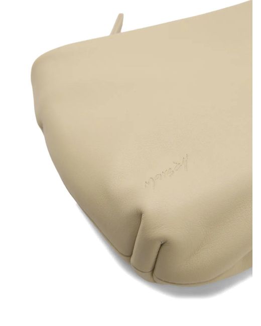 Marsèll Natural Fantasmino Logo Clutch Bag