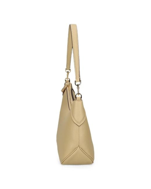 MICHAEL Michael Kors Natural Logo-Plaque Shoulder Bag