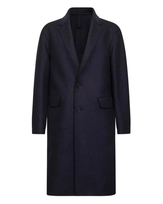 Harris Wharf London Blue Three-Button Coat for men