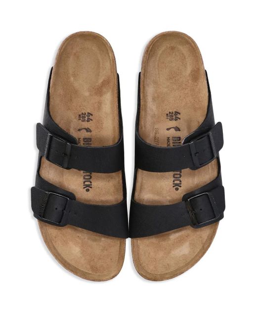 Birkenstock Black Arizona Buckle-Strap Sandals for men