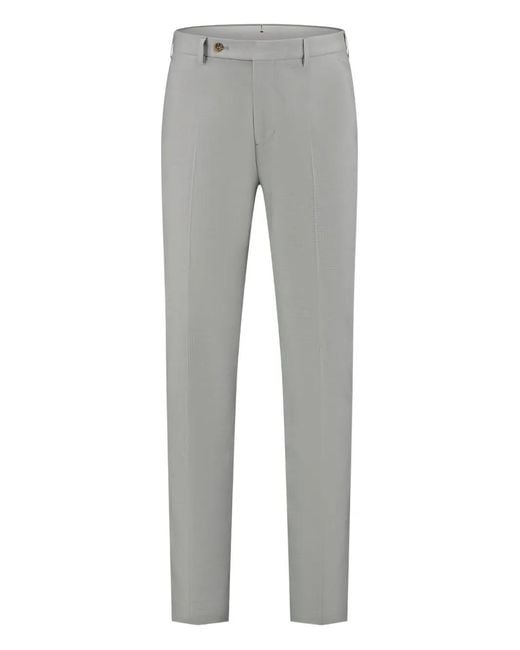 Berwich Gray Straight-Leg Trousers for men