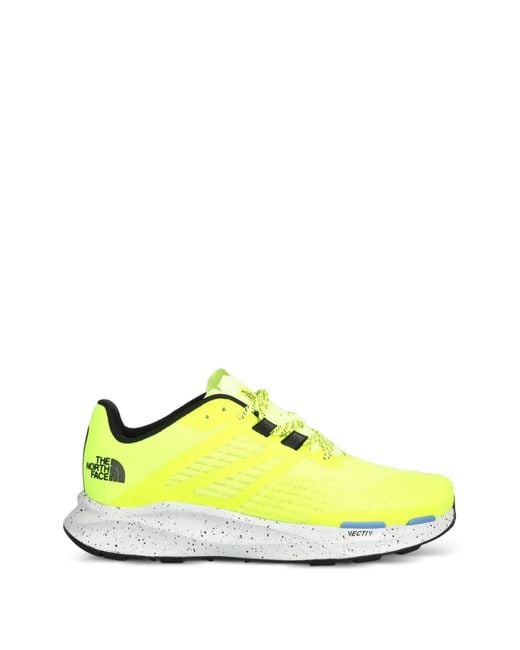 The North Face Yellow Vectiv Eminus Speckled Sneakers for men
