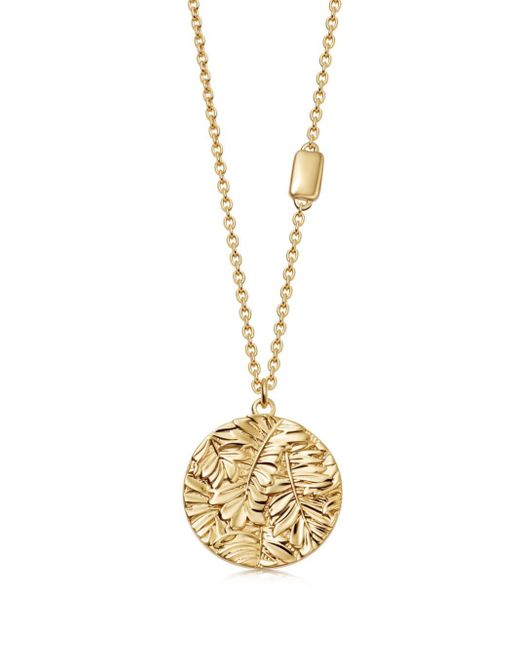 Astley Clarke Metallic 18kt Recycled Gold Vermeil Terra Treasured Locket Necklace