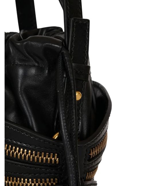 Balmain Shuffle Mini-Shopper Met Rits in het Black