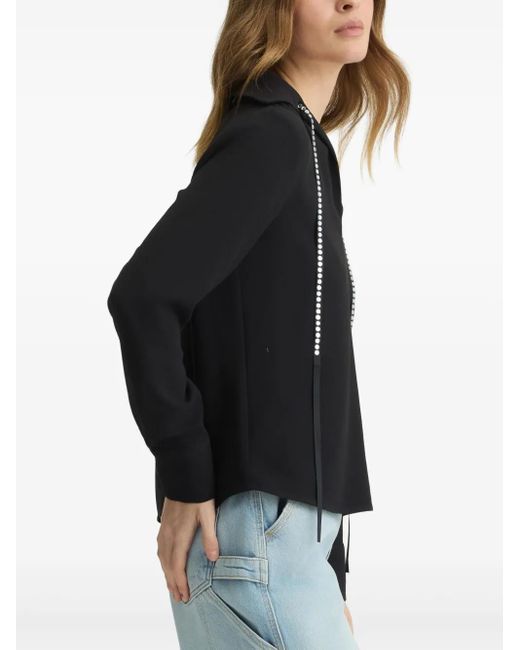 Liu Jo Blue V-Neck Blouse