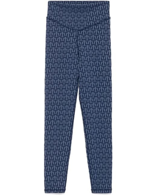 The Upside Blue Farrow 25In High Midi Leggings