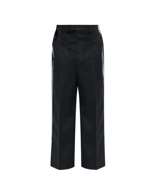 Vetements Black Side-Panel Trousers for men