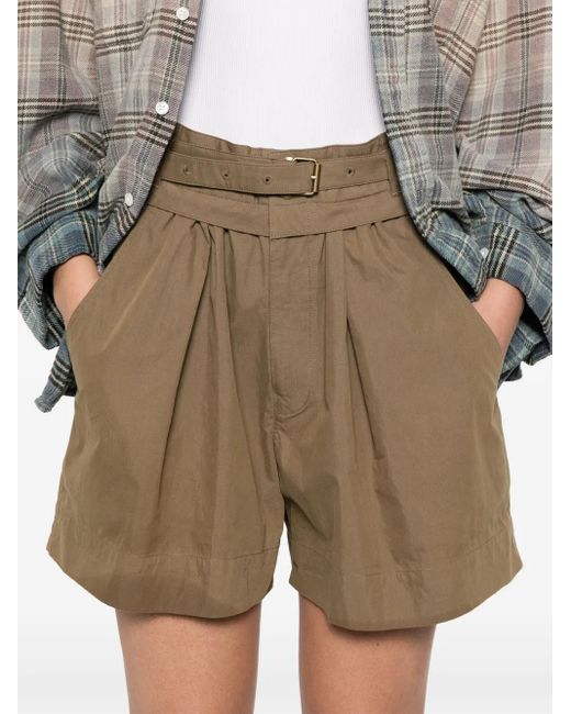 Isabel Marant Brown Danica Shorts