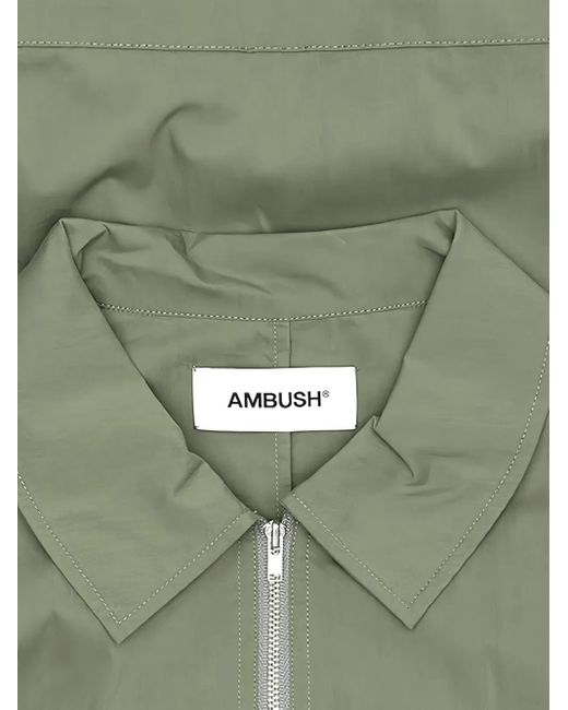 Ambush Green Zip-Up Jacket for men