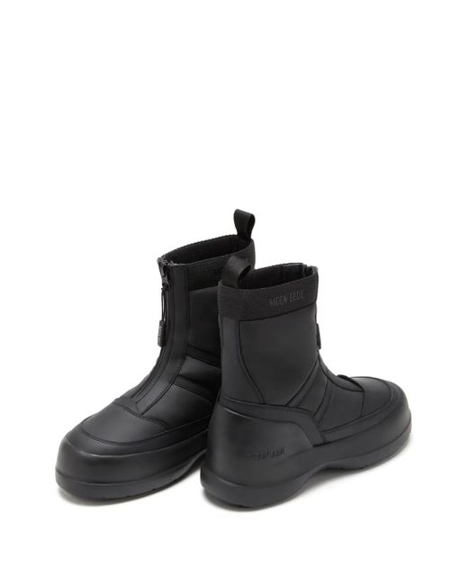 Moon Boot Black Luna Boots - Unisex - Polyurethane/polyamide/polyethylene Vinyl Acetate (peva)/rubberpolyester