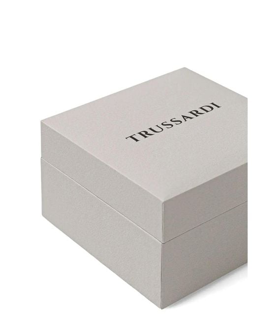 Trussardi Blue Stainless Steel 40Mm for men